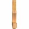 Ekena Millwork Redmond Rough Sawn Timber Gable Bracket, Western Red Cedar, 60"W x 27"H x 4"D x 4"F, 11/12 Pitch GBW060X27X0404RED00RWR - alternate 3